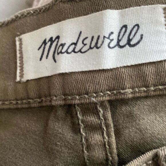 Madewell 9" High-Rise Skinny Jeans: Garment-Dyed Edition Safari Khaki Size 27 - Picture 7 of 8